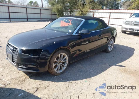 2013 Audi A5 2.0T Premium from USA, damaged, VIN WAULFAFH8DN006682